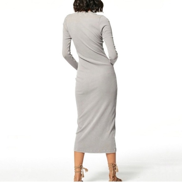 NWT Young Fabulous & Broke Gray Dax Midi Dress Size Small - Picture 3 of 10